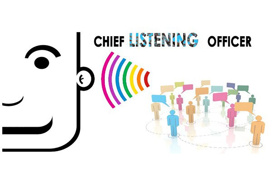 New concept in corporate world: Knowing your chief listening officer